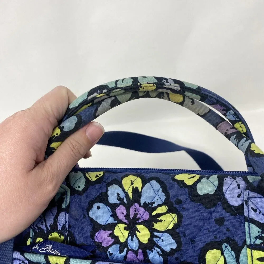 Vera Bradley Indigo Pop Messenger Laptop Adjustable 17